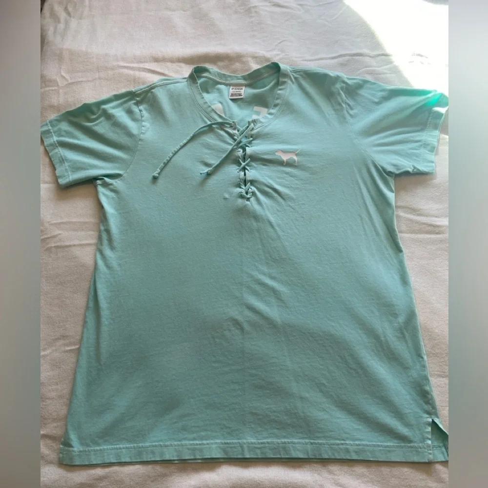 Pink by Victoria Secret Tee  Shirt Teal